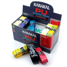 Karakal Grip PU Super Grip, conjunto de 24, multicolor para ténis