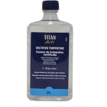 Titan, essência de terebentina, 1 litro, diluente para tintas a óleo e vernizes