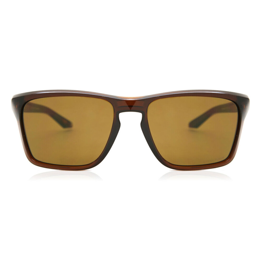Oakley Bronze Sunglasses Sylas Oo9448-02 Polished Rootbeer Prizm - Image 8