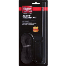 Rawlings, conjunto de cordões para luvas, aço, couro, 48 polegadas, preto e castanho