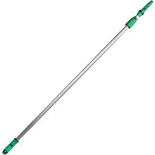 Unger OptiLoc, varilha telescópica de 1,25 m, alumínio, com cone de segurança ErgoTec e pega ergonómica, para limpeza de janelas