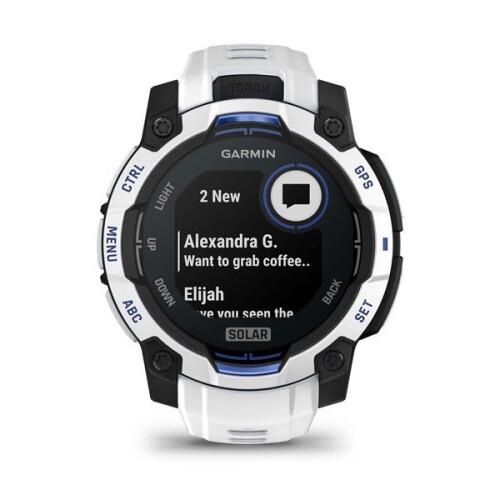 Garmin Instinct 3 Solar watch  45mm  white