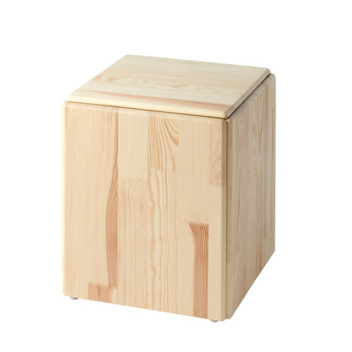 ZRIZAURA KONSTRUNDA Solid Pine Stool 33x33x38cm