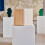 ZRIZAURA KONSTRUNDA Solid Pine Stool 33x33x38cm 4