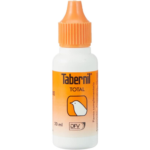 Tabernil Total, complexo multivitamínico, 20 ml, para melhorar o estado geral das aves