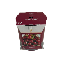 Scented Candle 170g Jar Black Cherry Single Wick 45hrs Glass Cup Gift Idea