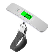 Blendura Digital Luggage Scale with Hook, 50 kg / 110 lb, White
