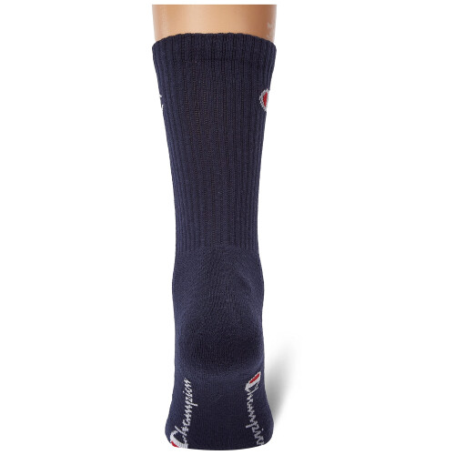 Champion Champion BASICS NOS Accessories Junior 6-Pack Socks, Crew, Navy Blue,9-11 UK 2