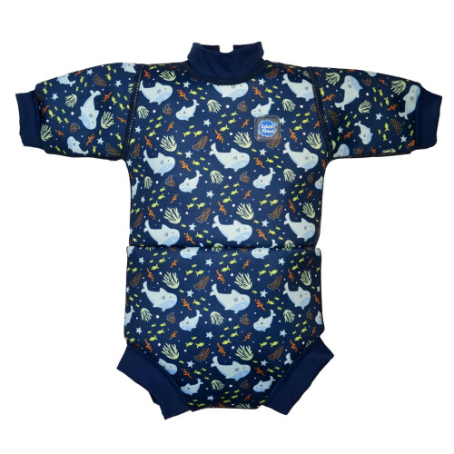 Splash About Happy Nappy Wetsuit, Shark Reef, 6-14 Months 1