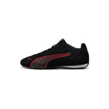 Puma Catch Suede Sneaker for Adults, Black (Black x Red), 10.5 UK