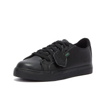 Kickers Tovni Lacer Vegan Junior Black Trainers-UK 13 Kids/EU 32