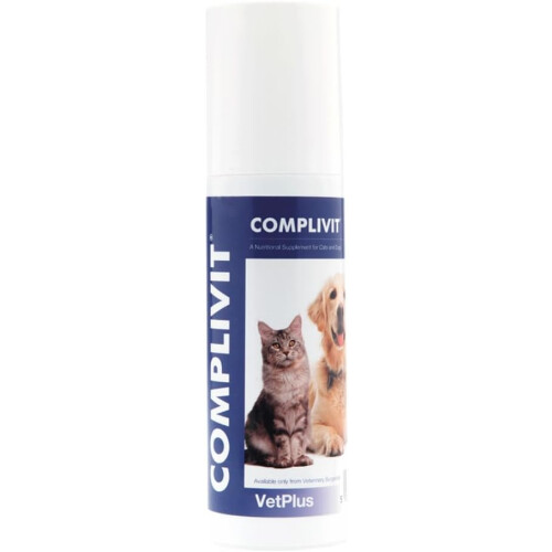 VetPlus Complivit, complemento alimentar para gatos e cães, 150 g, suplementação nutricional completa