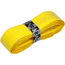 Karakal Super Grip, conjunto de 6 cintas de agarre autoadesivas de poliuretano, amarelo, para raquetes e bastões