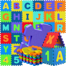 SPIELWERK Tapete Puzzle para Bebé, XXL 3.3m², 86 Peças, Colorido, para Quarto