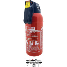 Extintor de pó P2 GM para carro, vermelho, capacidade 2 kg, classes de fogo A, B, C