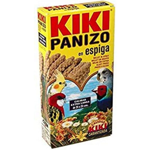 Kiki Panizo em Espiga, 100g, comida para aves