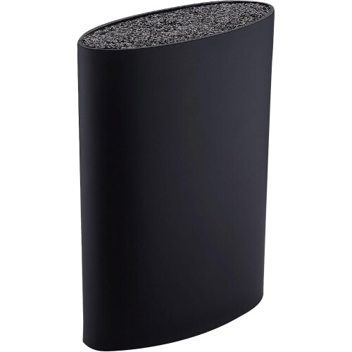San Ignacio, Bloco Universal para Facas, 15.6x6.6x22cm, PET resistente, Preto
