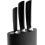 San Ignacio, Bloco Universal para Facas, 15.6x6.6x22cm, PET resistente, Preto 2