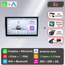 Srnubi Autoradio Multimedia Player, Carplay und Android Auto, GPS Navigation für VW Passat B6 B7 CC 2010-2015