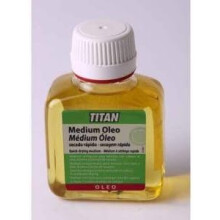 Titan, Óleo de Secagem Rápida, Médio, 100 ml, Diluente para Pintura a Óleo