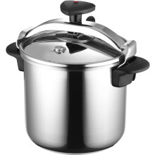 Magefesa Star Recta, panela de pressão tradicional 12L, aço inoxidável 18/10, para indução e todos os tipos de fogões