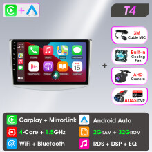 Srnubi Autoradio, Multimedia Player mit Navigation GPS, Carplay und Android Auto für VW Passat B6 B7 CC 2010-2015