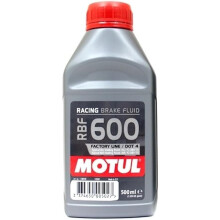 Motul Racing 600, óleo de travões Dot 4, 500 ml, líquido 100% sintético para veículos de competição