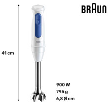 Tyčový mixér, nerezová ocel, 700 W, variabilní rychlost