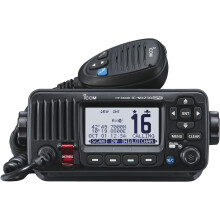 Icom Rádio Marinha VHF M423G, com DSC e GPS integrado, preto