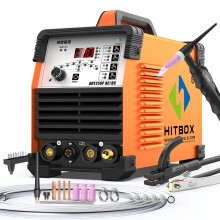 HITBOX Machine à souder TIG AC/DC HBT250P, 220-240V, 6 en 1 avec fonctions MMA et pulsées