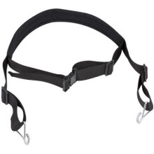 Ortola 6796-001, correia de cintura acolchoada, preto, nylon 50mm