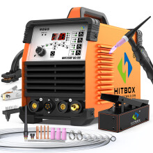 HITBOX HBT250P, Machine à souder TIG AC/DC 220V, 6 en 1 avec pédale, pour aluminium et acier inoxydable
