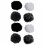 8pcs Universal Lavalier Microphone Furry Muff For Lapel Lavalier Mic 1