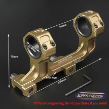 GEISSE Cantilever Optikhalterung, 25,4mm/30mm, für 20mm Schiene, Taktische AR15 Halterung