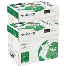 NAVIGATOR NAVA480-2, papel universal A4, 80 g/m2, conjunto de 10 resmas de 5000 folhas