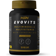 HSN Evovits Multivitamínico, Vitaminas e Minerais, 120 Cápsulas Vegetais