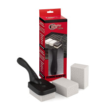 Cleaning Block 10014EI, conjunto de 3 ferramentas de limpeza com cabo, para grelhador