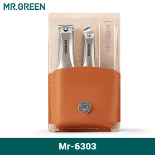 MR.GREEN manicure set, chirurgische schaar, roestvrij staal, draagbare nagelverzorgingskit voor thuis en reizen