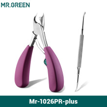 MR.GREEN nagelknipper, roestvrij staal, voor dikke en harde teennagels, pedicure en manicure
