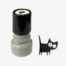 Leuke cartoonstempels, schattige kleine zwarte kattenstempel, DIY scrapbooking decoratie, dagboek collage, briefpapier, Bview Art-A