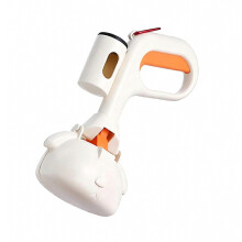 Lekvrije hondenpoepschep met afvalzakjesdispenser, antislip handvat, gemakkelijk op te ruimen tijdens wandelingen buitenshuis (beige)