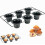 6pcs Premium Muffin Non-stick Pan Carbon Steel Wire Frame Large Deep Cup Shape 1