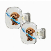 2pcs Toothbrush Head Cover Caps Portable Bathroom Grooming Accessories Dustproof Protector For Home Dorm Travel