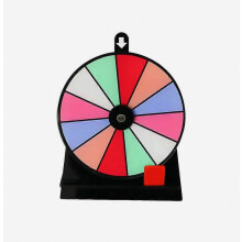 Ruota dei premi, gioco della ruota della fortuna antiscivolo con supporto, tabellone in acrilico cancellabile, roulette