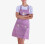 Kitchen Apron - Sleeveless, Waterproof, Adjustable, Cute Cartoon Rabbit Design(Purple) 2