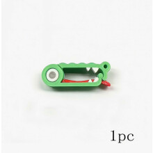 3pcs Eco-Friendly PLA Cable Clip - Cute Crocodile Cable Organizer for Tangle-Free Wires