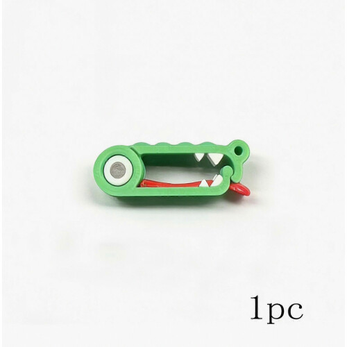 3pcs Eco-Friendly PLA Cable Clip - Cute Crocodile Cable Organizer for Tangle-Free Wires