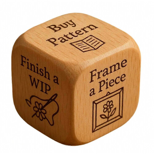 Jeu de dés pour fête - Dés de décision en bois faits main - A