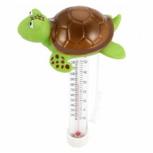 Schwimmendes Poolthermometer, kompaktes Design mit Seilbefestigung für sicheren Halt, ideal für Schwimmbäder, Whirlpools, Hot Tubs und Teiche.