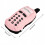 Cuddle Phone Shape Phone Soft Squeaky Built-in Dog Interactive Light Weight Bite Friendly Squeaky Pet Interactive Game(Pink) 4